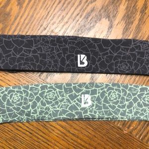 Buffbunny ivy grey and green head bands